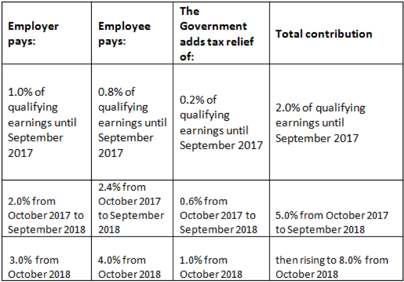Guide to pensions and automatic enrolment Taxevo online business