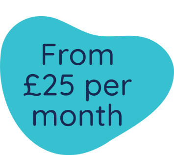 From £25 per month