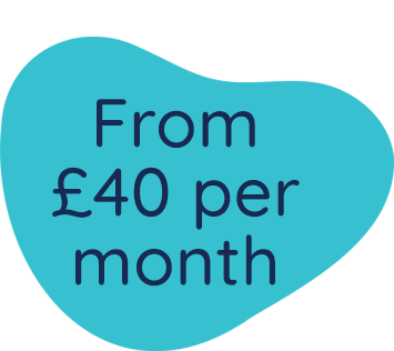 From £40 per month